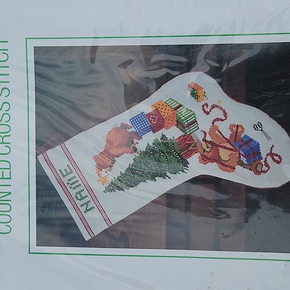 Sunset Counted Cross Stitch Christmas Stocking Kits...
